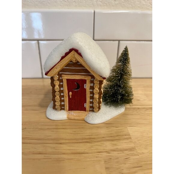 Department 56 Simple Traditions 2003 Pine Isles Out Back Outhouse - Picture 1 of 5